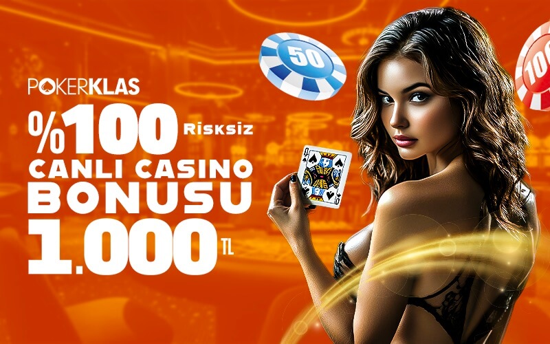%100 RİSKSİZ CANLI CASINO BONUSU